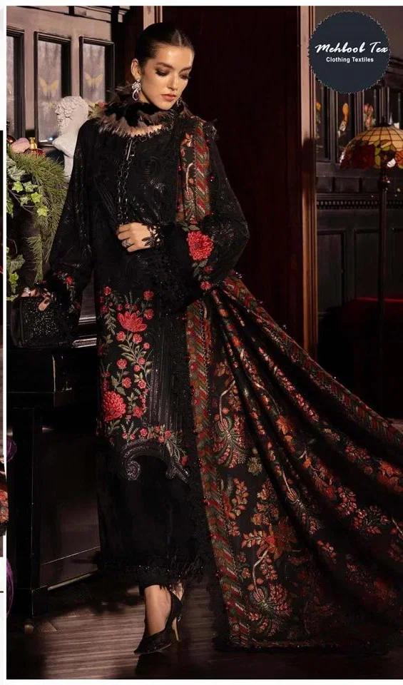 Mehboob Tex 1918 A Rayon Embroidered Pakistani Salwar Kameez