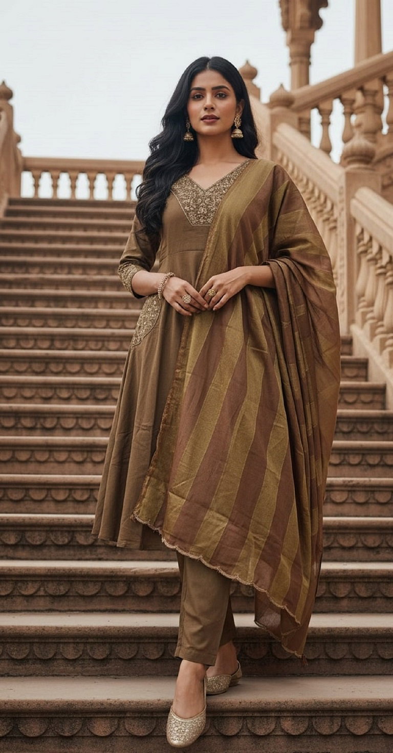 Navya Kurti 236 Party Wear Embroidery Worked Silk Blend Top with Pant and Dupatta Se