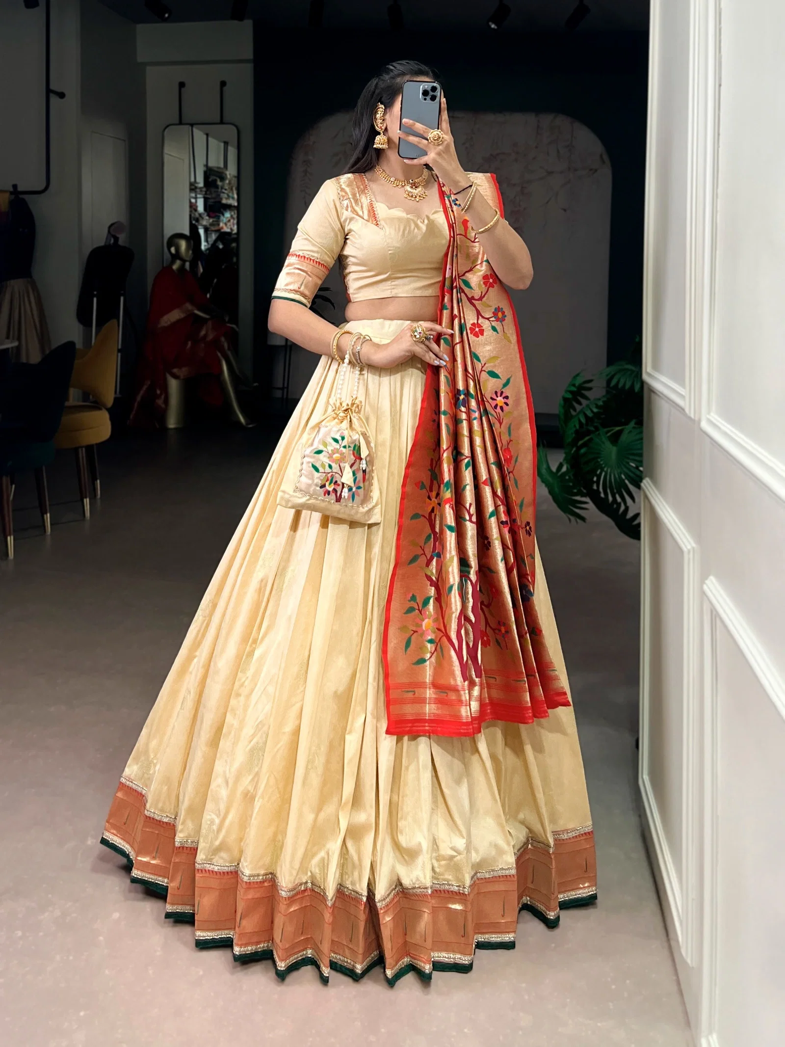 Lekha YF 2031 Silk Paithani Zari Weaving Traditional Lehenga Choli Collection