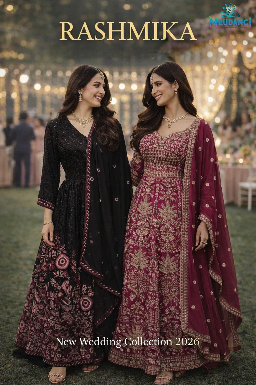 Mrudangi Rashmika Real Georgette Embroidery Work Salwar Kameez