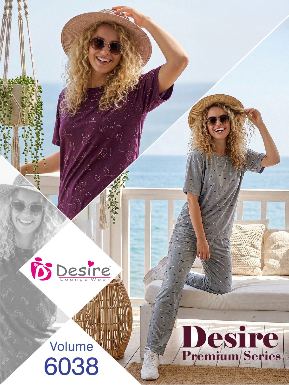 Dnp Desire Premium Series Print To Print N.S. NightSuits Set