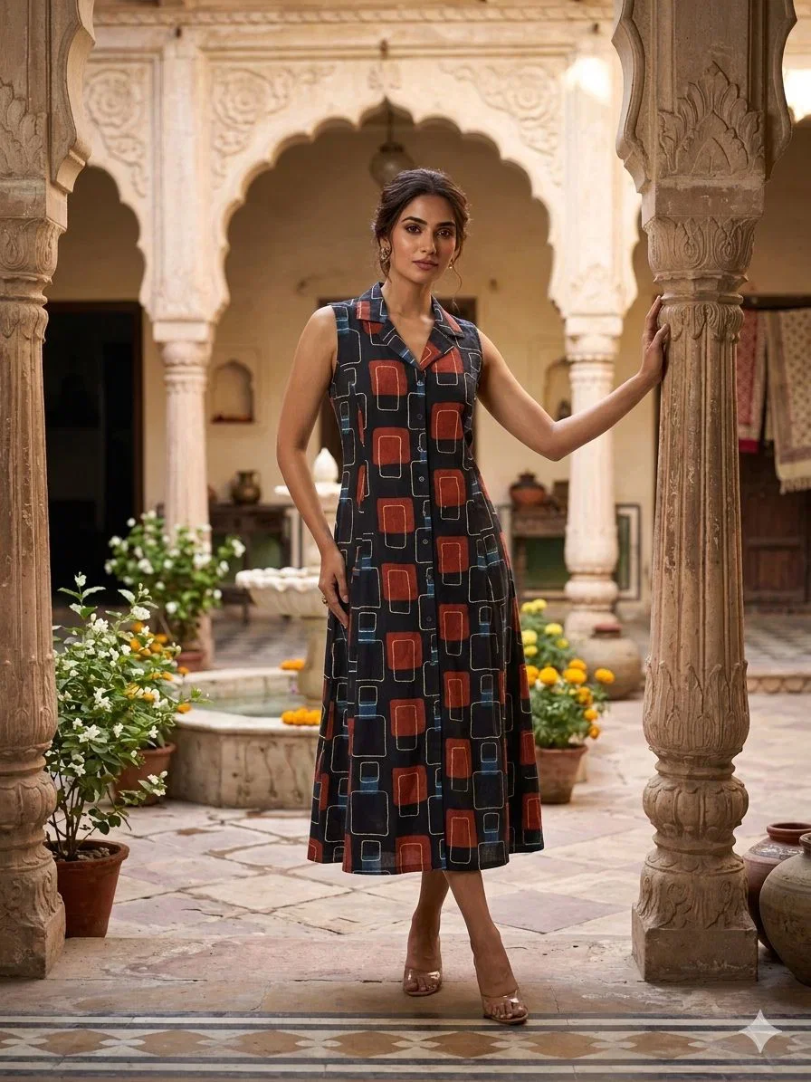 Naisha K 842 Cotton Printed Long Kurti Collection