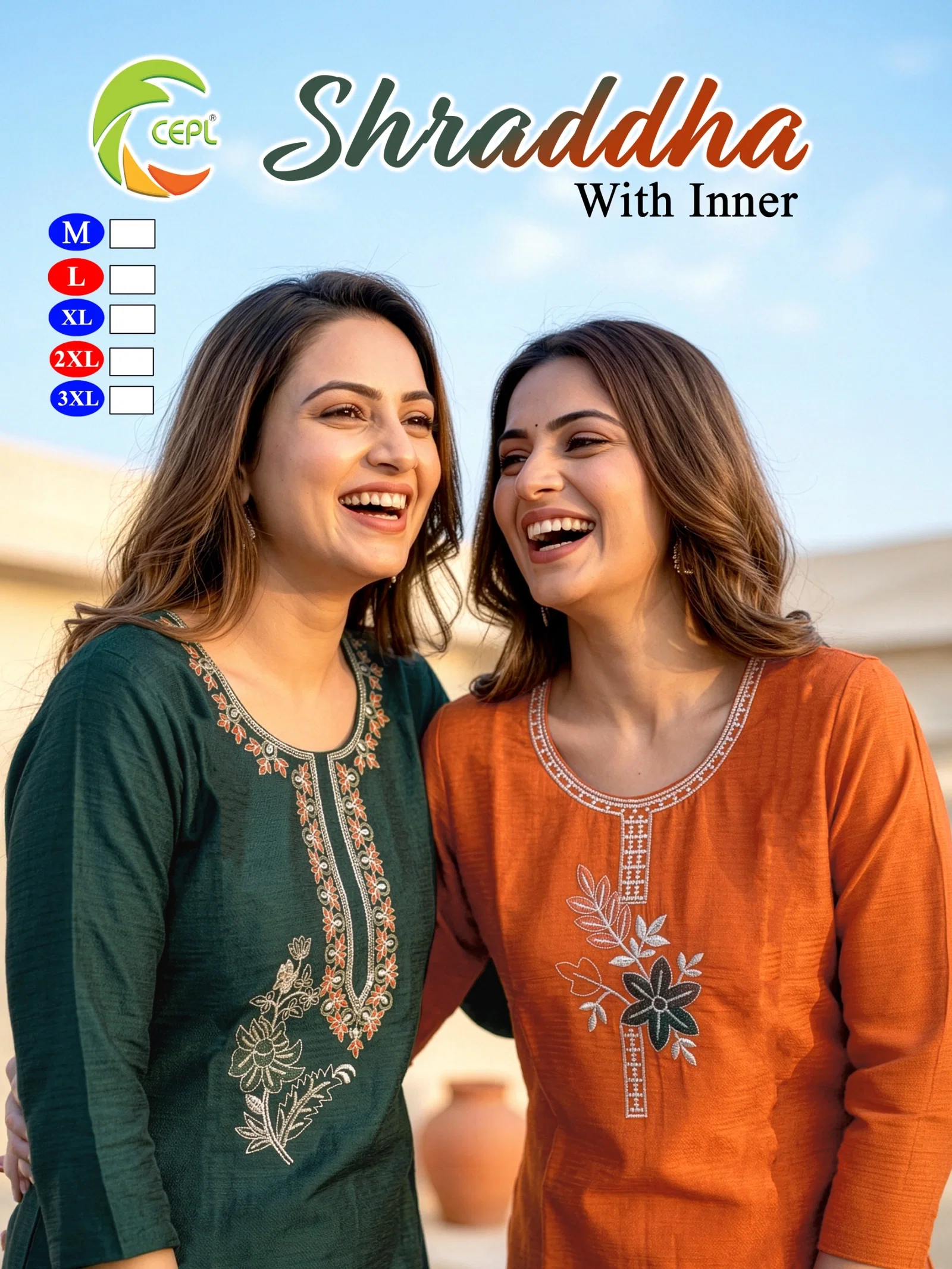 Dnp Shraddha Vatican Kurti With Pant And Dupatta