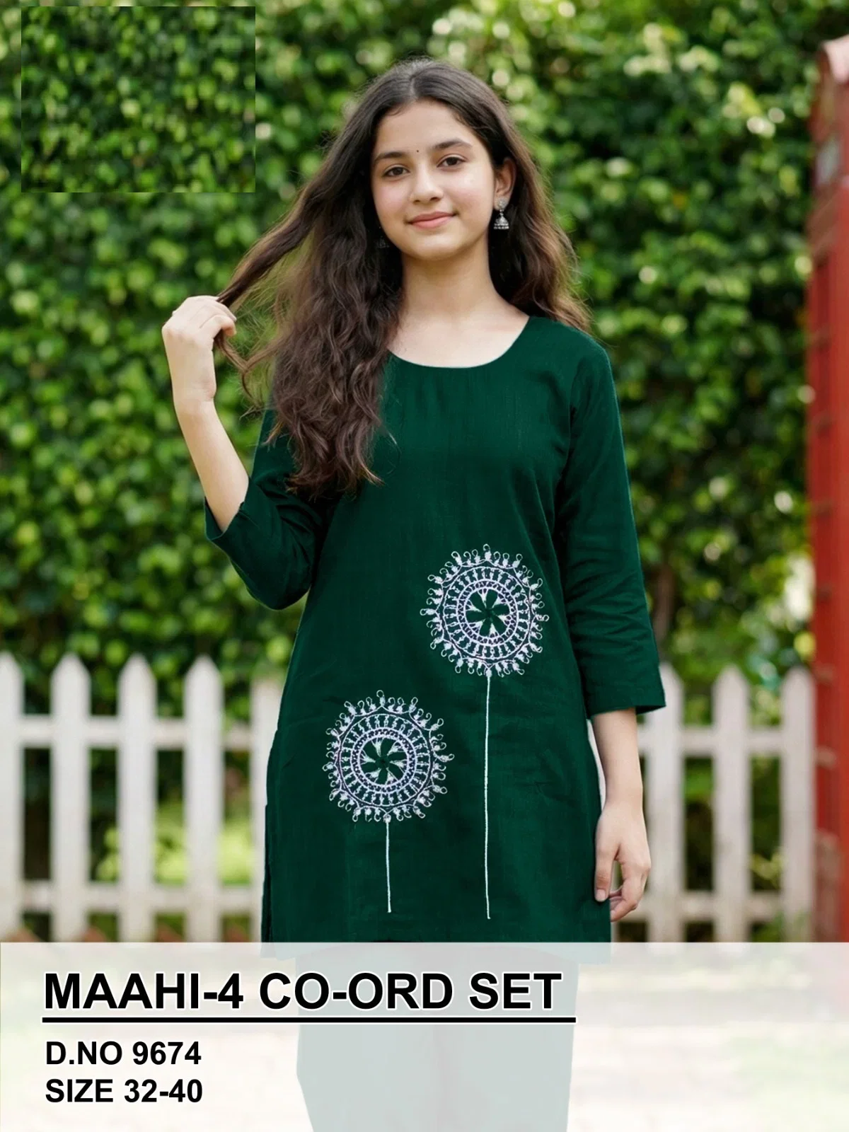 Maahi 9674 Vatican Silk Kids Wear Co Ord Set Collection