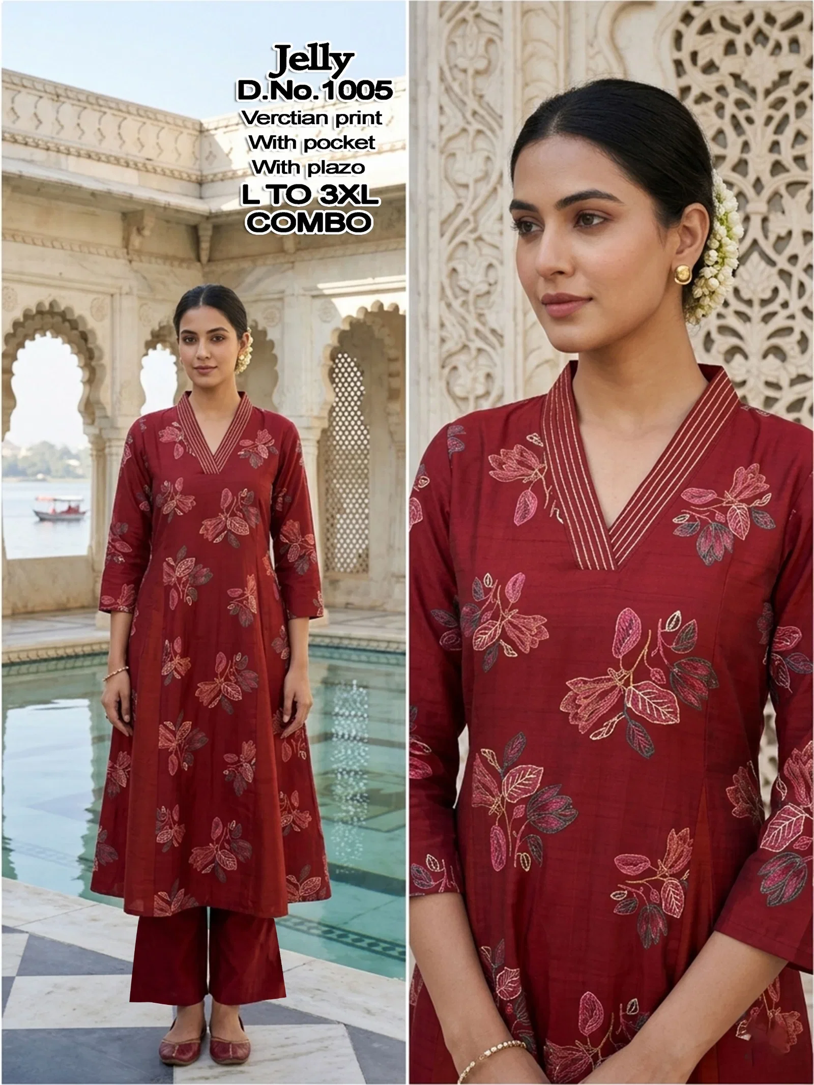 Jelly D No 1001 To 08 Vartican Printed Fancy Kurti With Bottom Collection