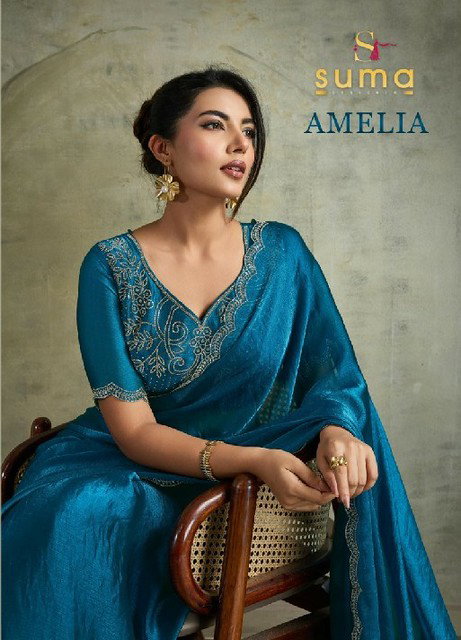 Suma Fendy Chiffon Blooming Saree collection
