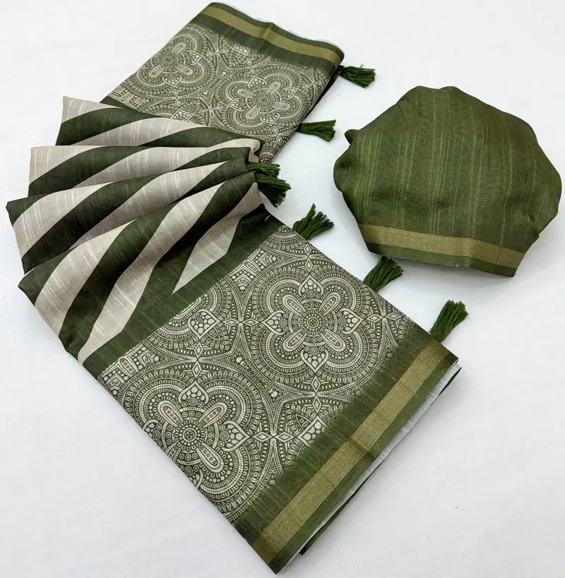Rajyog Rishika Cotton Silk Fancy Printed Saree Collection