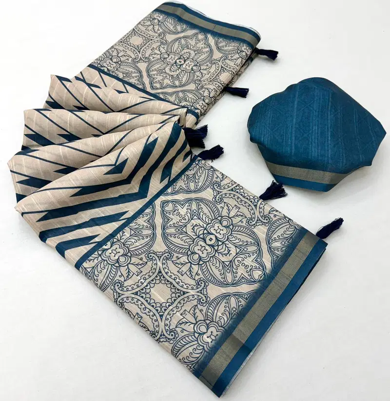 Rajyog Rishika Cotton Silk Fancy Printed Saree Collection