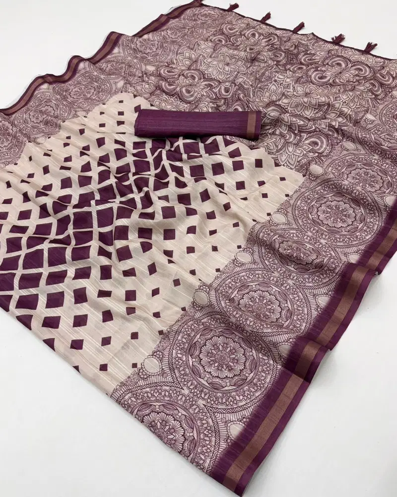 Rajyog Rishika Cotton Silk Fancy Printed Saree Collection