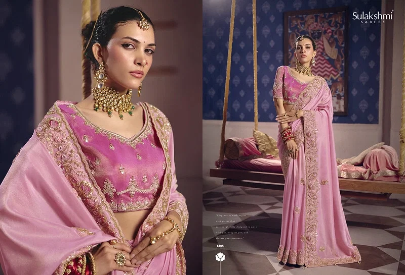 Sulakshmi Tarang Viscose Zari Tissue Designer Saree