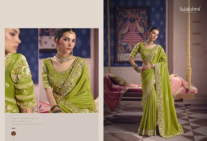 Sulakshmi Tarang Viscose Zari Tissue Designer Saree