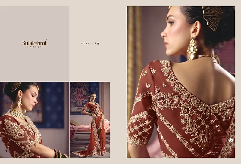 Sulakshmi Tarang Viscose Zari Tissue Designer Saree