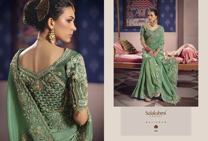 Sulakshmi Tarang Viscose Zari Tissue Designer Saree