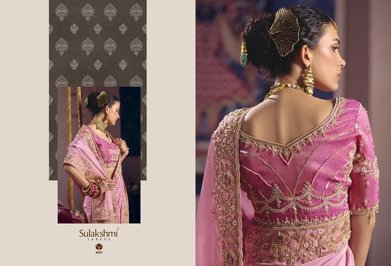 Sulakshmi Tarang Viscose Zari Tissue Designer Saree