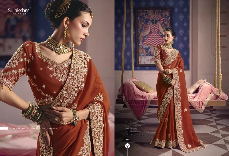 Sulakshmi Tarang Viscose Zari Tissue Designer Saree
