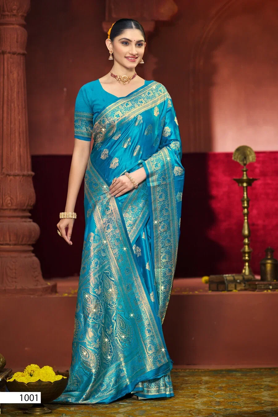 Saroj Malini Satin Saroski Vol 1 Satin Silk Saree Collection