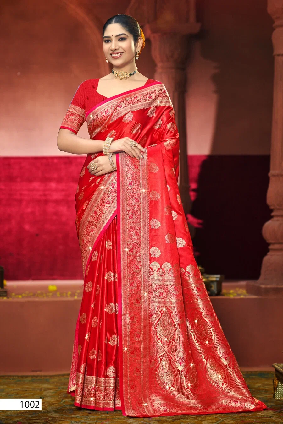 Saroj Malini Satin Saroski Vol 1 Satin Silk Saree Collection