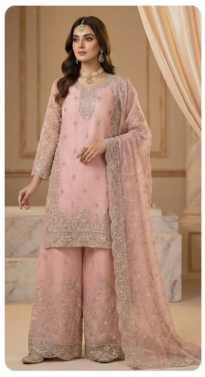 Zorista 10047 A To C Jimmy Choo Embroidered Salwar Kameez