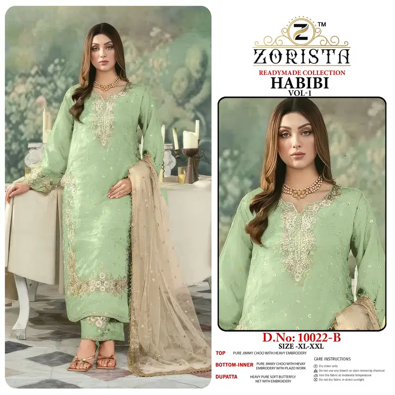 Zorista Habibi Vol 1 Jimmy Choo With Embroidered Salwar Kameez Collection