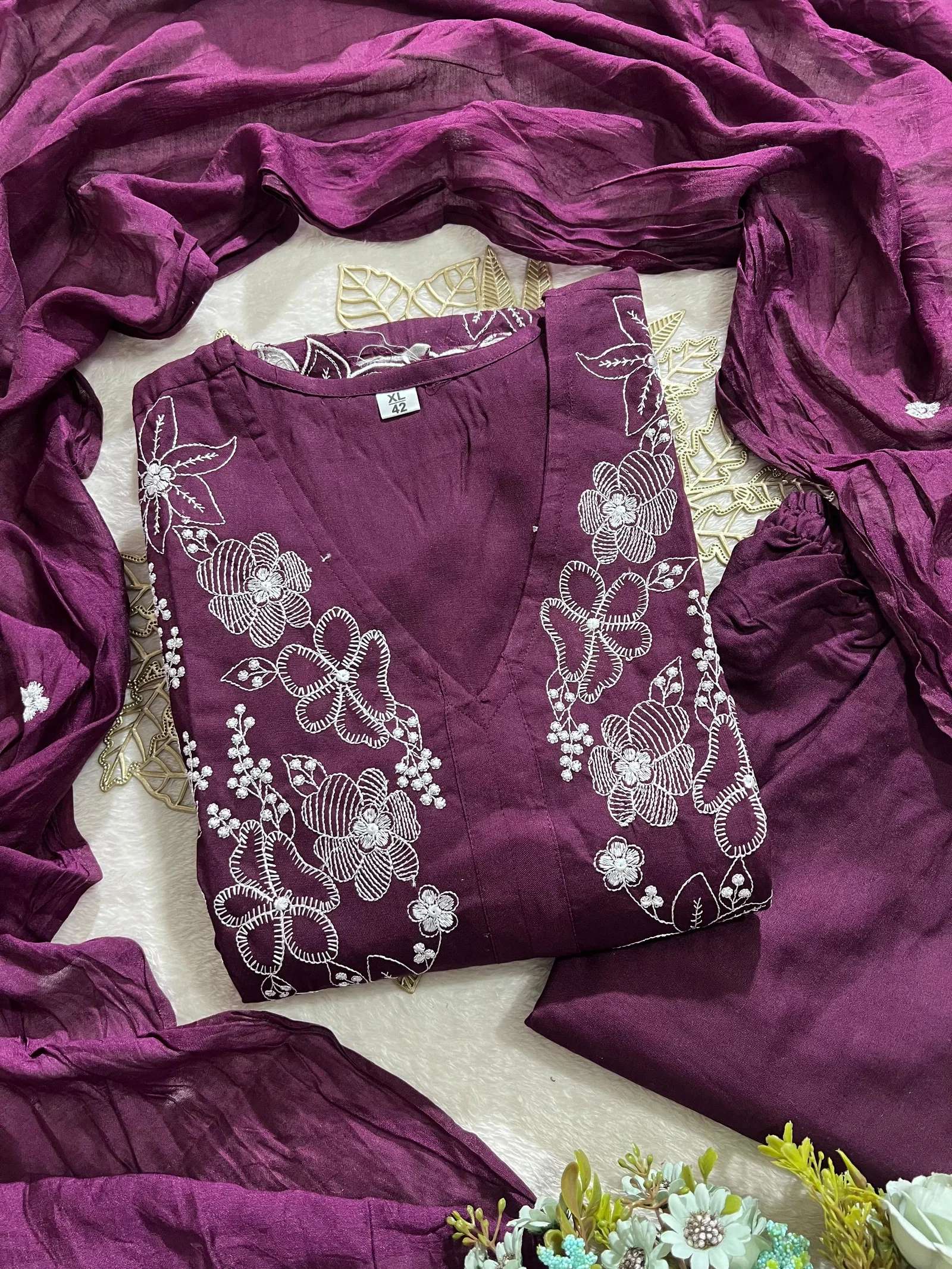 Lekha SC 102 Reyon cotton with Embroidery Work Anarkali Suit
