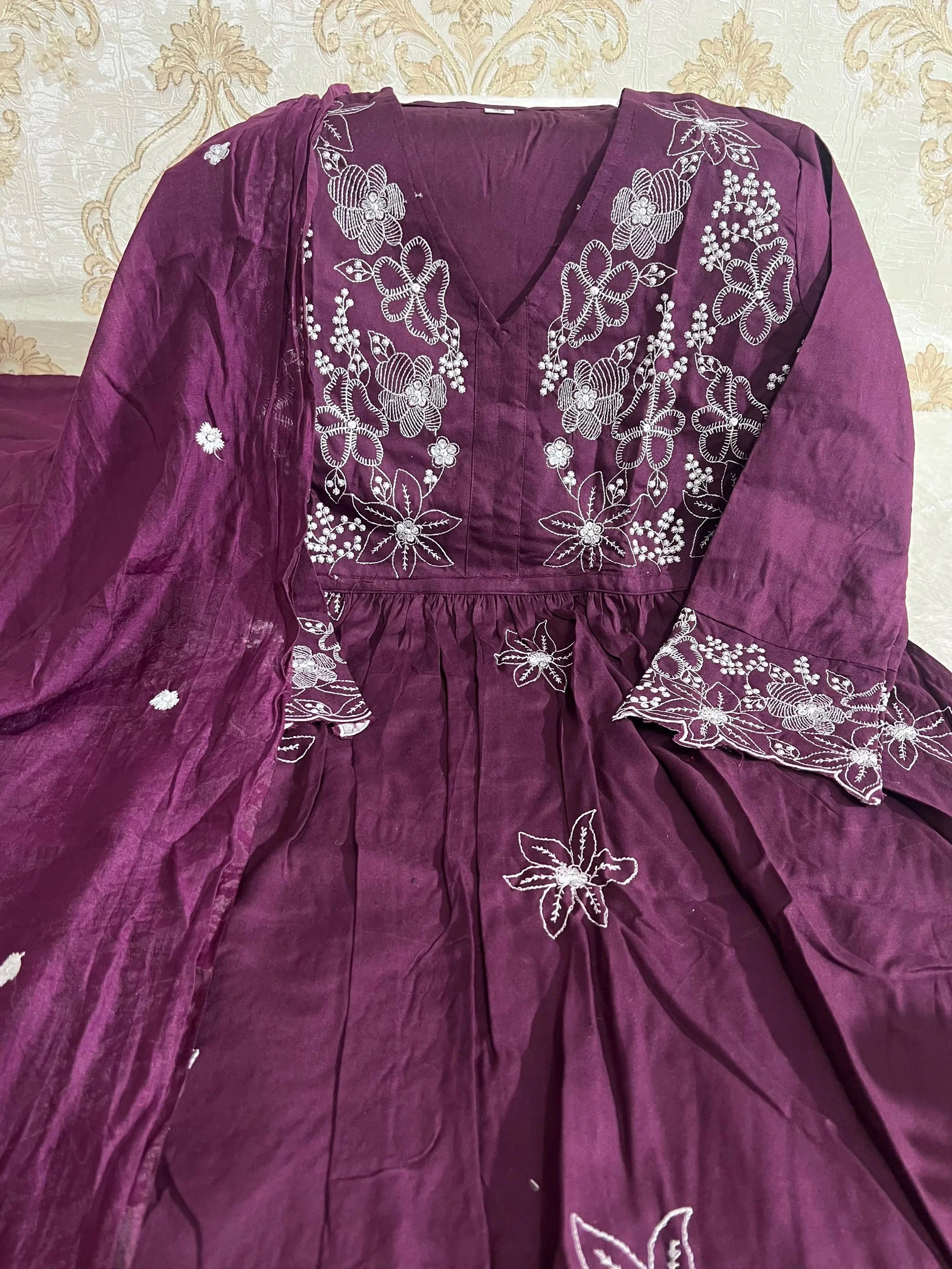Lekha SC 102 Reyon cotton with Embroidery Work Anarkali Suit