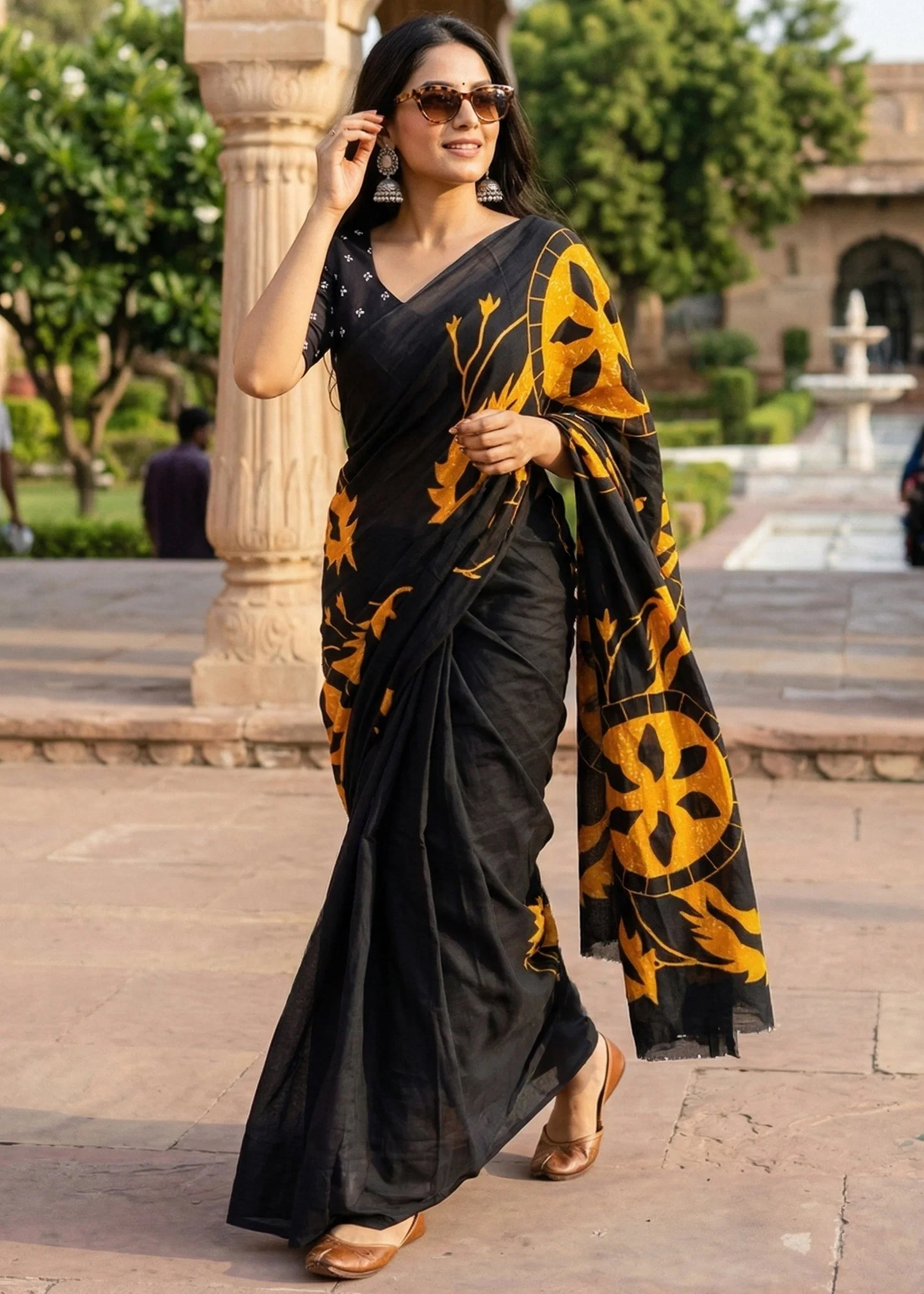Sm Yami 48 Pure Soft Mulmul Cotton Feel Like Luxury Saree