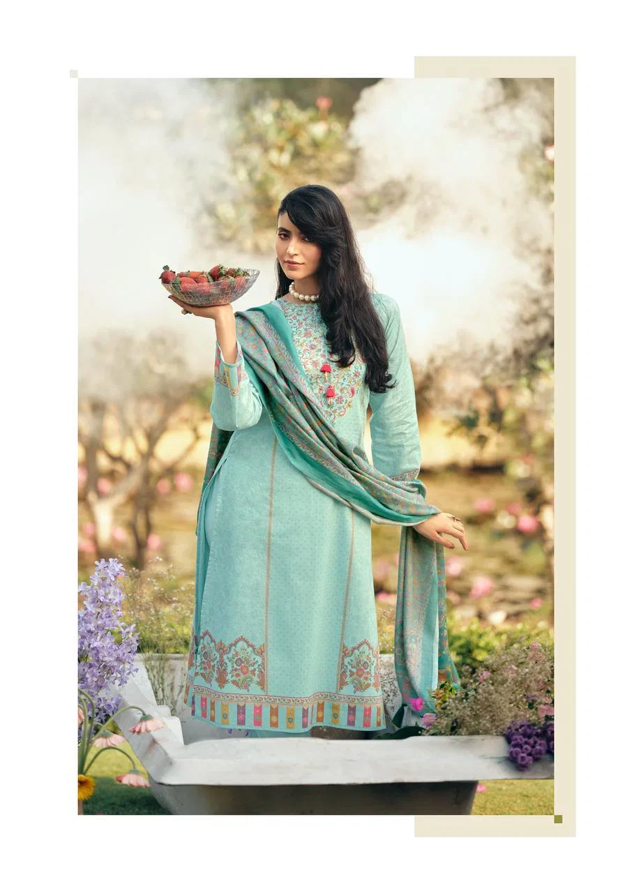 Prm Kani Queen Lawn Cotton Digital Printed Salwar Kameez