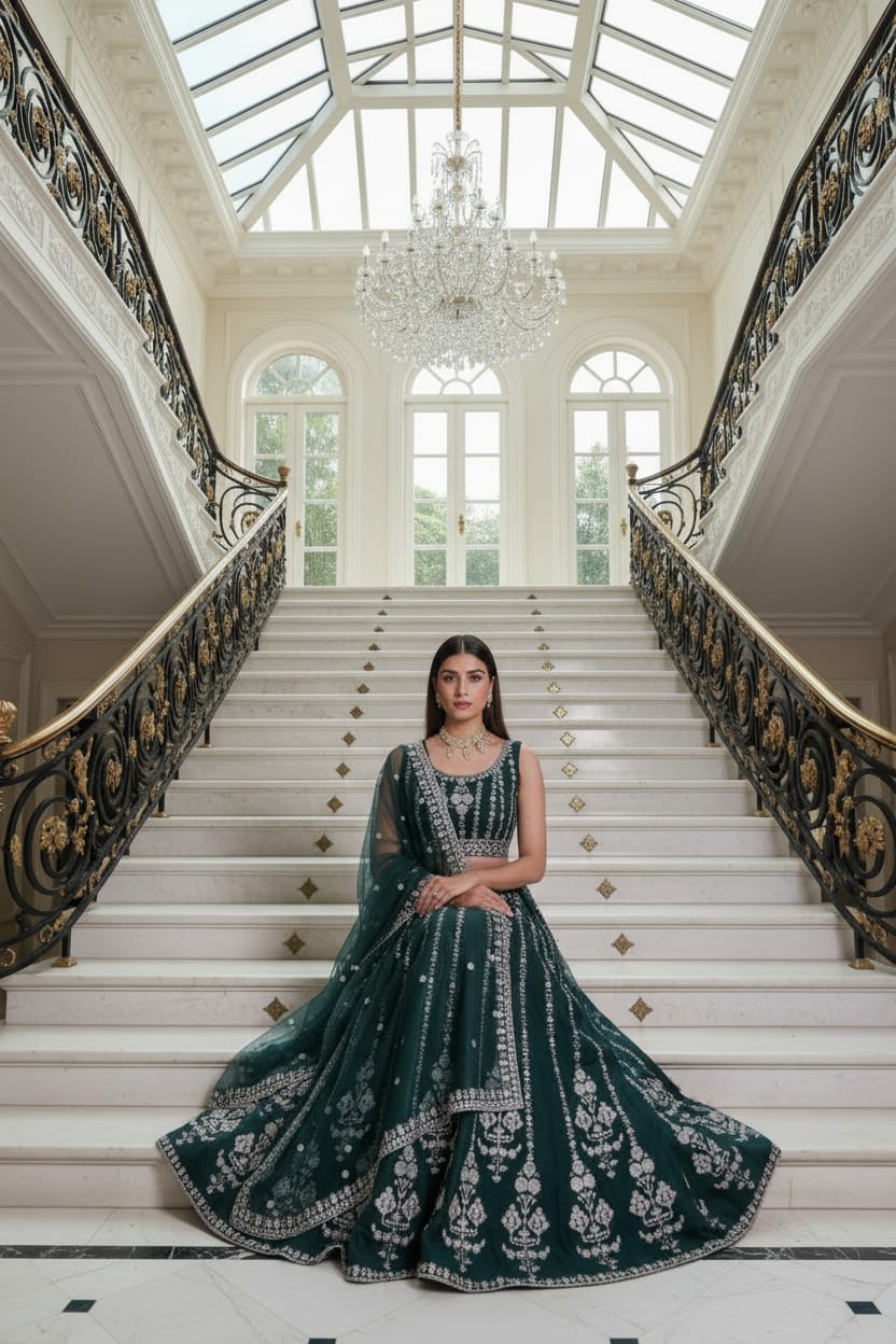 Center 167 Georgette Designer Zari And Sequence Lehenga Choli