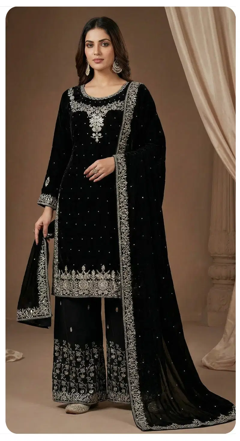 Zorista 10078 A To D Jimmy Choo With Embroidered Salwar Kameez