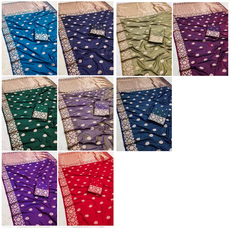 Mb 1133 Banarasi Silk Zari Weaving Festival Saree Collection