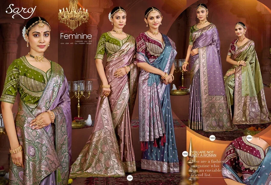 Saroj Fulbahar Satin Vol 2 Satin Silk Party Wear saree Collection