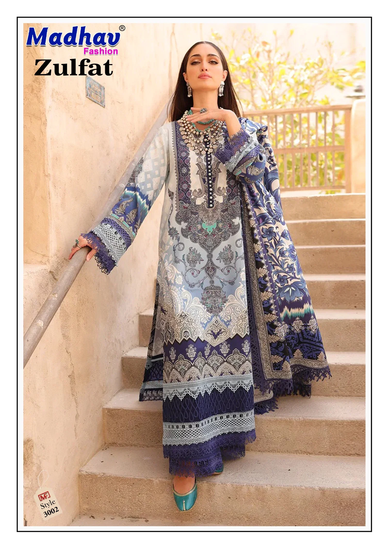 Madhav Zulfat Vol 3 Lawn Cotton Karachi Dress Material Collection