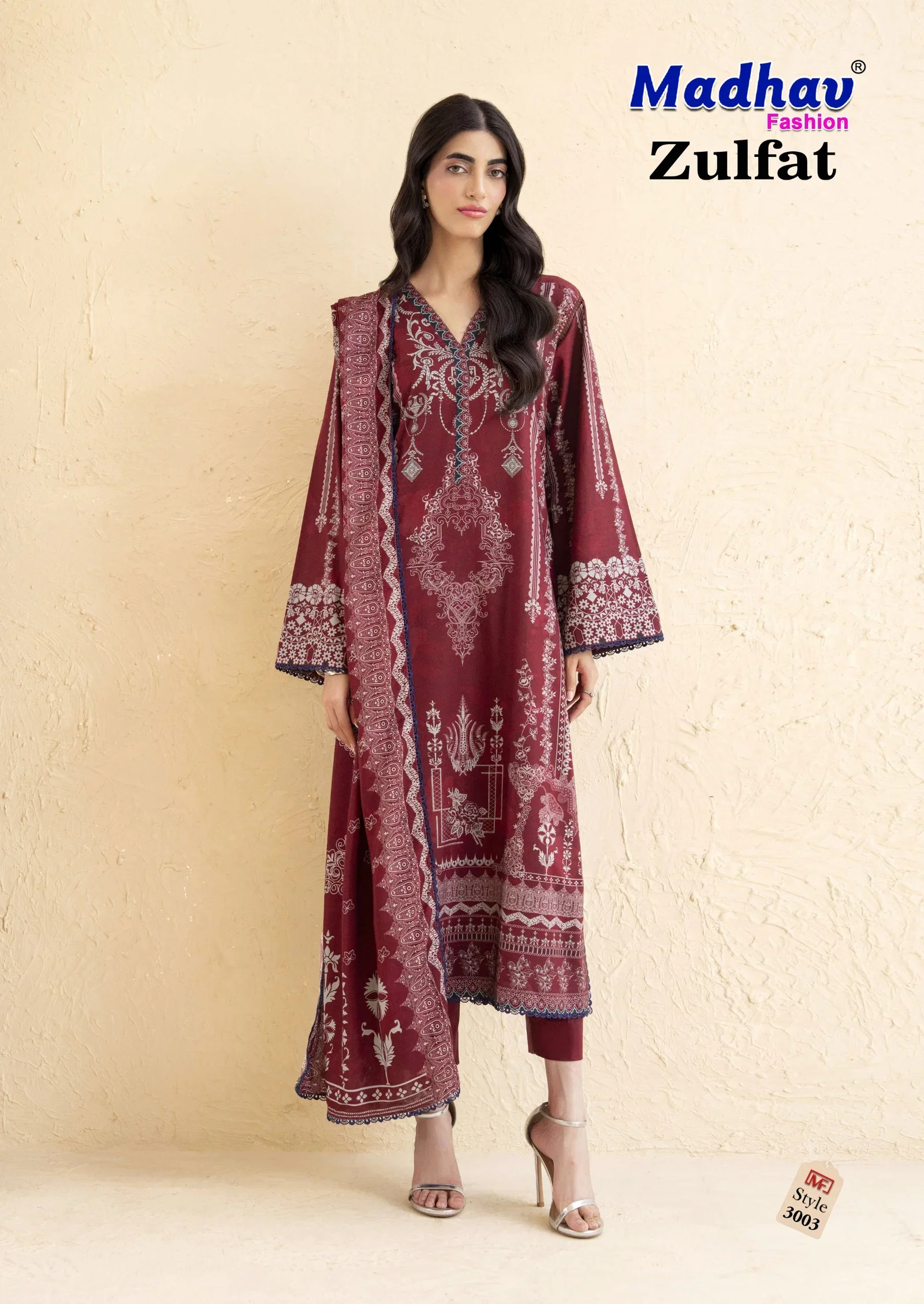 Madhav Zulfat Vol 3 Lawn Cotton Karachi Dress Material Collection