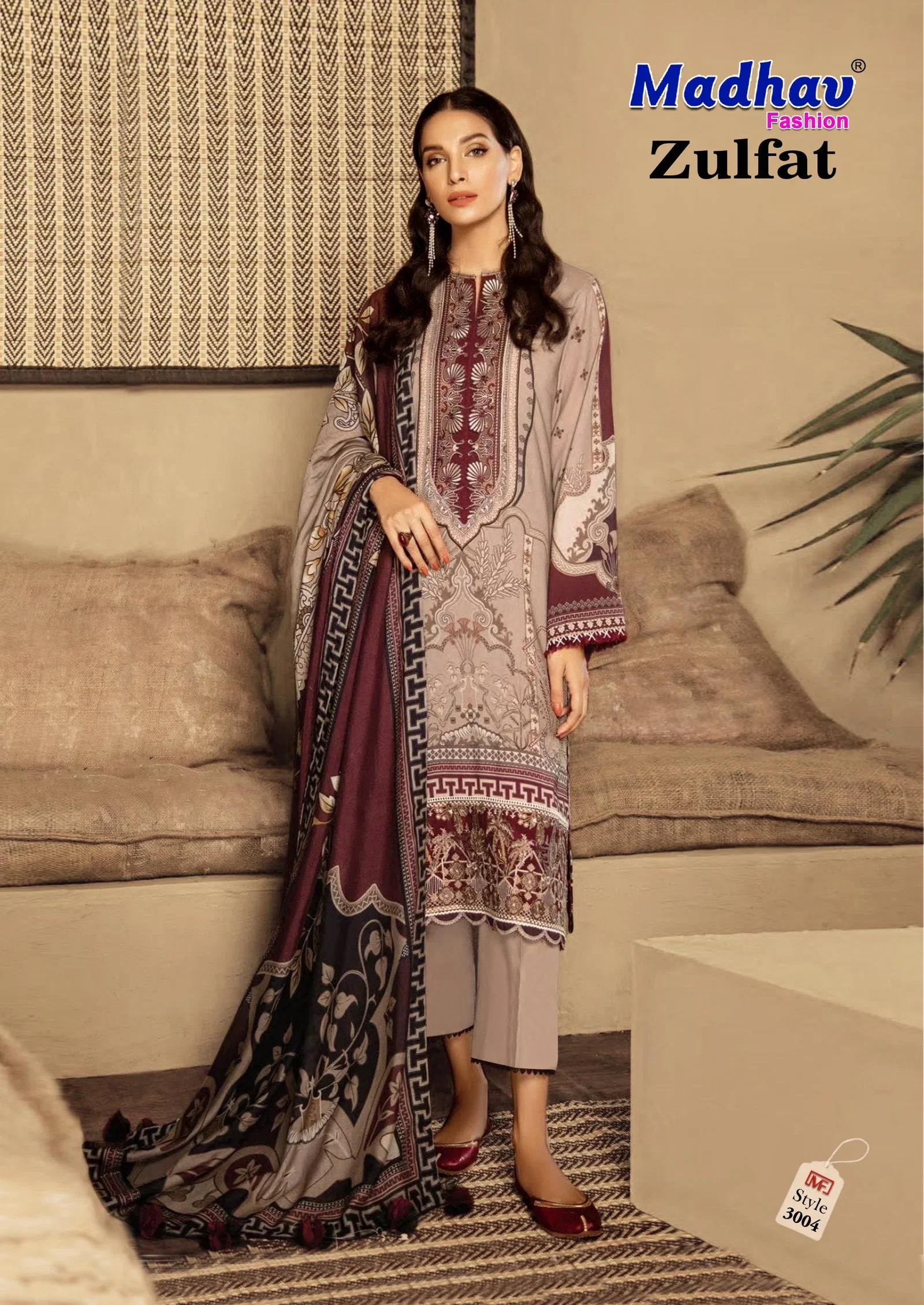 Madhav Zulfat Vol 3 Lawn Cotton Karachi Dress Material Collection