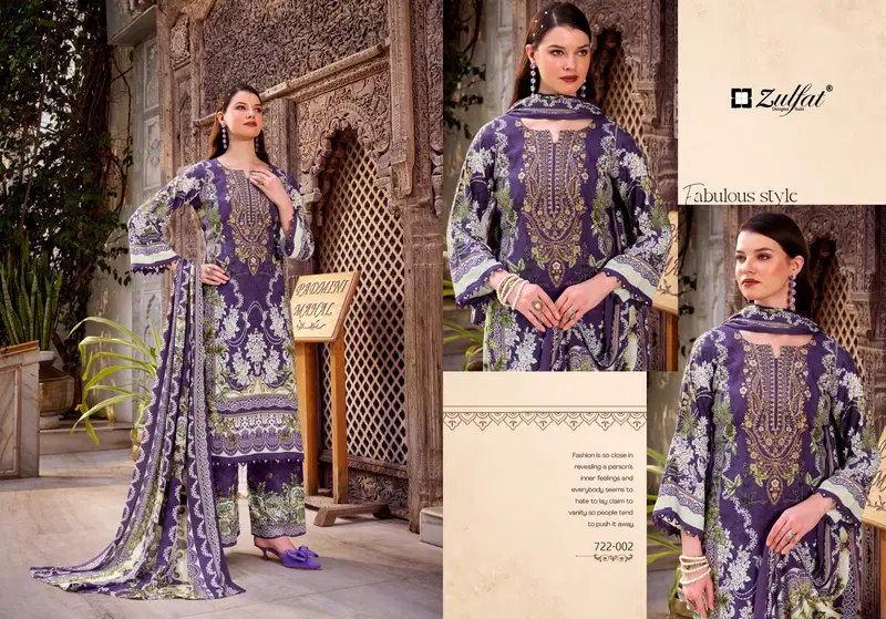 Zulfat Dilruba Vol 2 Rayon With Handwork Designer Dress Material