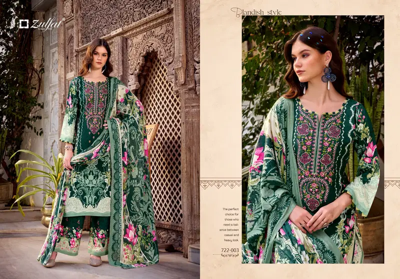 Zulfat Dilruba Vol 2 Rayon With Handwork Designer Dress Material