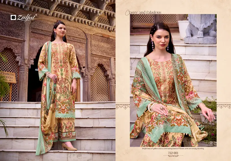 Zulfat Dilruba Vol 2 Rayon With Handwork Designer Dress Material