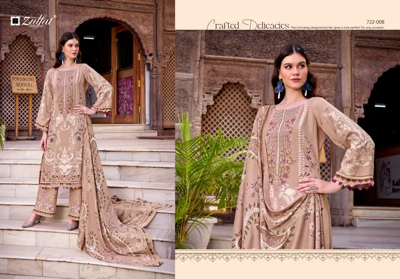 Zulfat Dilruba Vol 2 Rayon With Handwork Designer Dress Material
