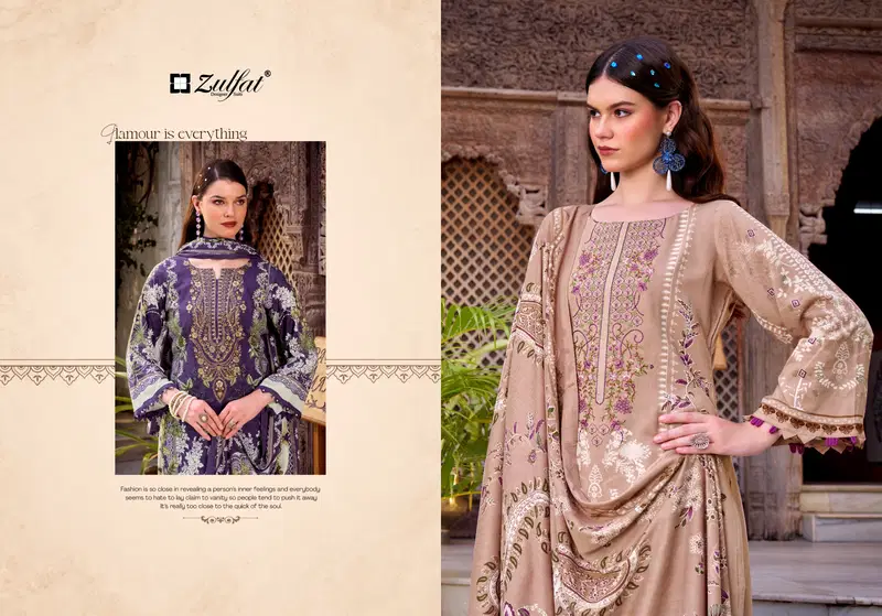 Zulfat Dilruba Vol 2 Rayon With Handwork Designer Dress Material