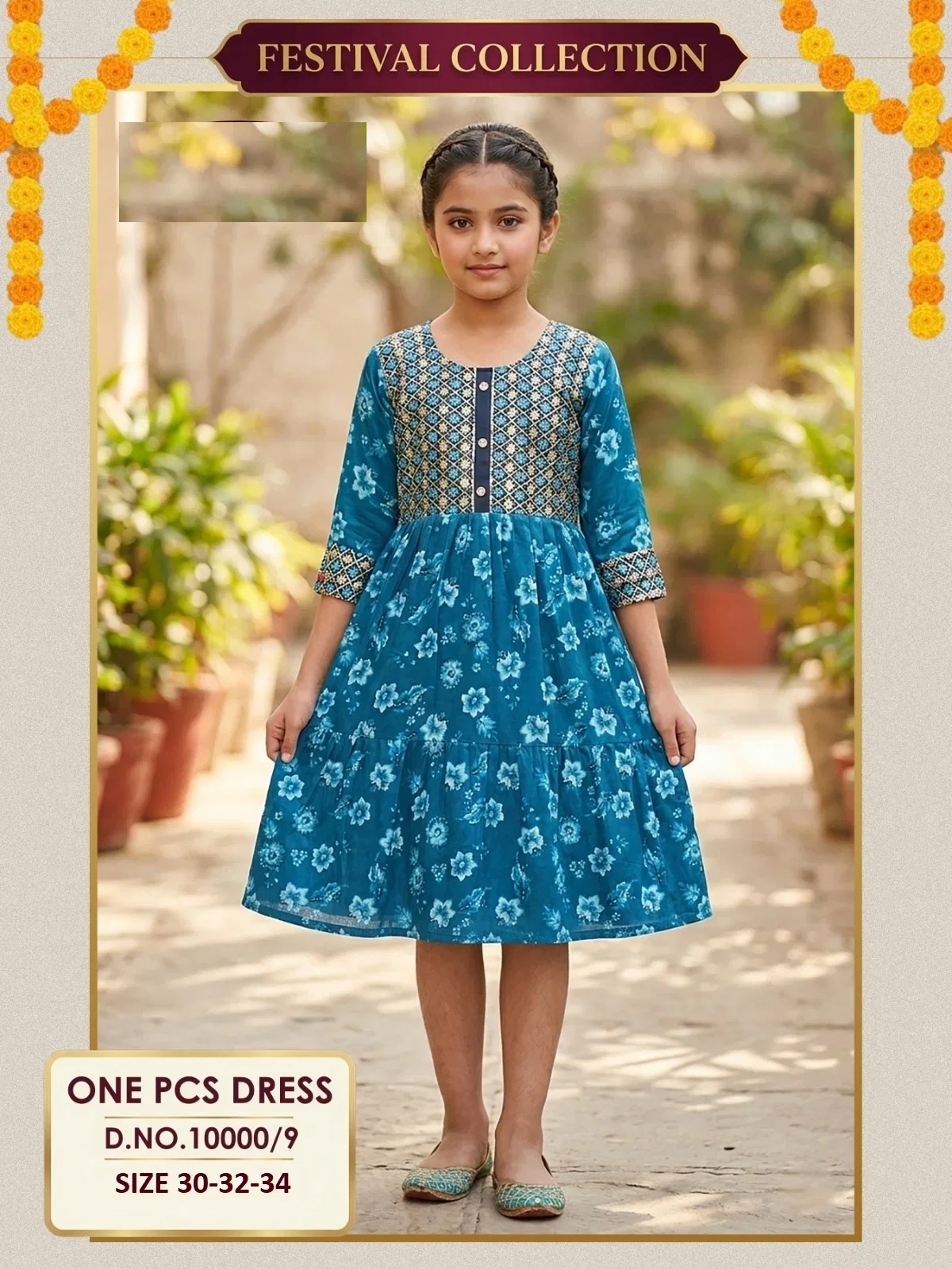 New Summer Vol 1 Chinon Digital Printed Kids Wear One Piece Collection