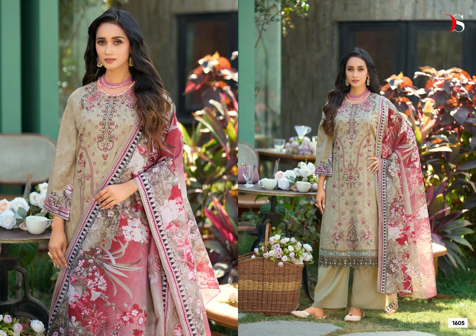 Deepsy Chevron Vol 16 Cotton Dupatta Cotton Embroidered Salwar Kameez Collection