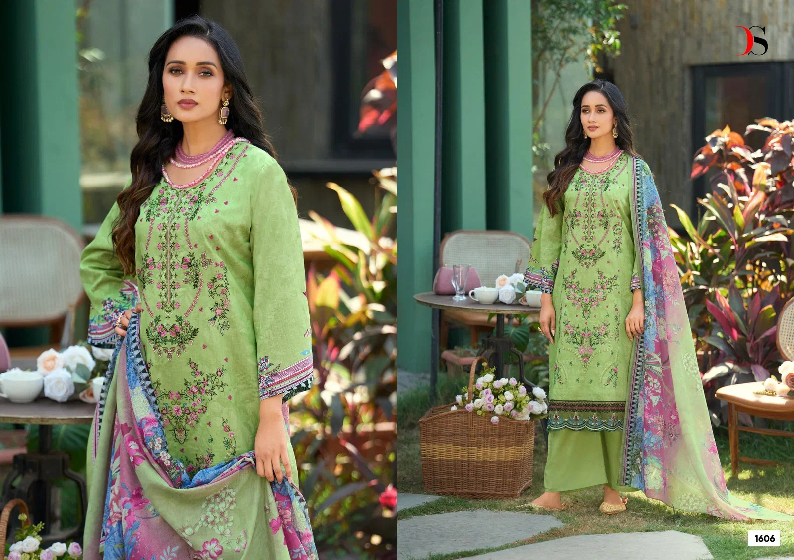 Deepsy Chevron Vol 16 Cotton Dupatta Cotton Embroidered Salwar Kameez Collection