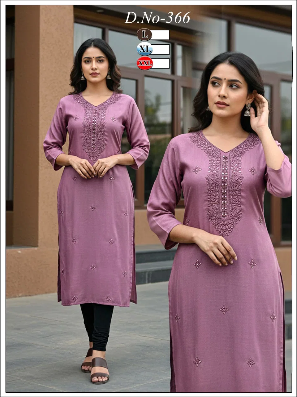 Fancy Vatican 04 Cotton Embroidery Fancy Kurti Collection