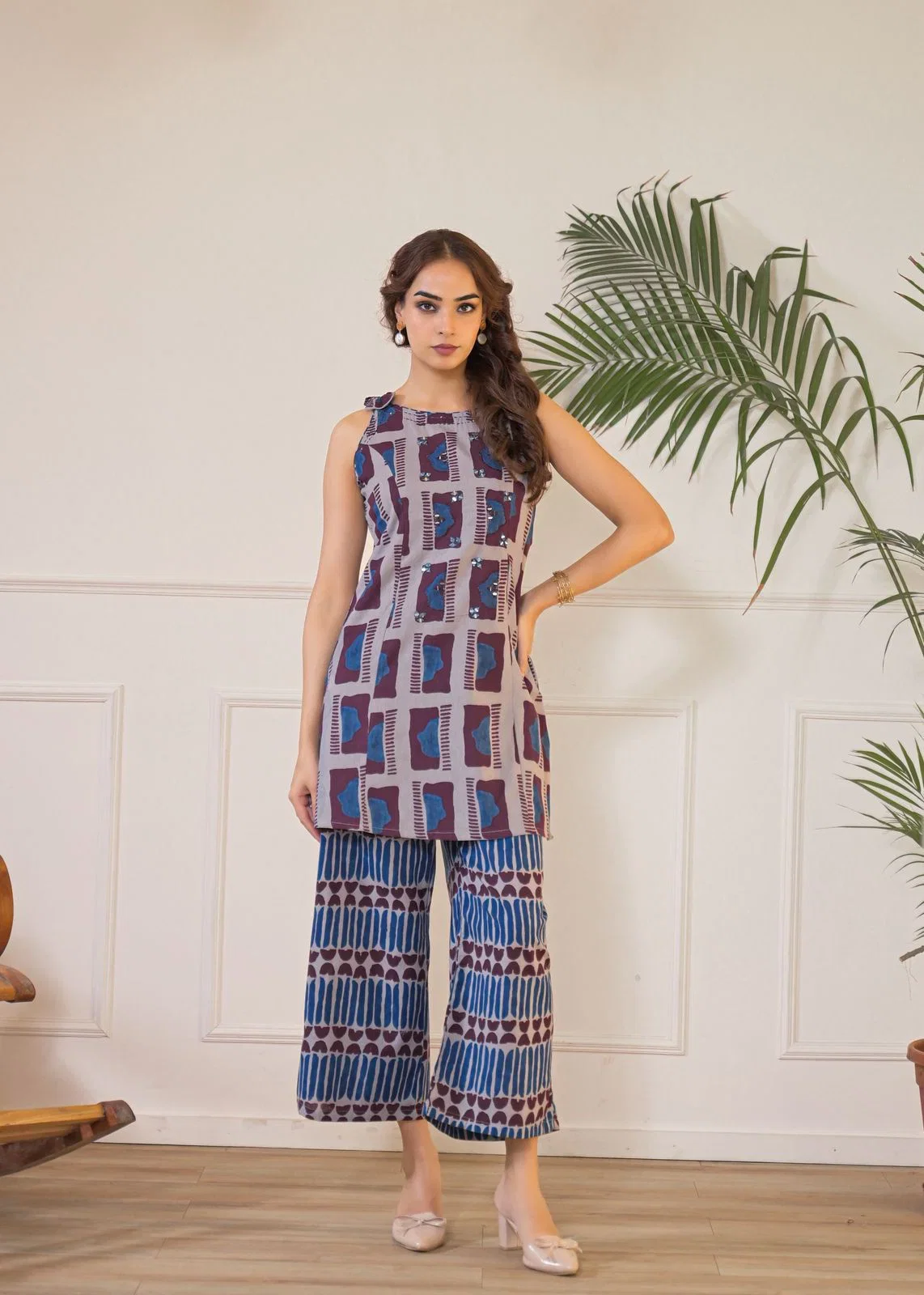 Naisha K 862 Cotton Flex Printed Co Ords Set Collection