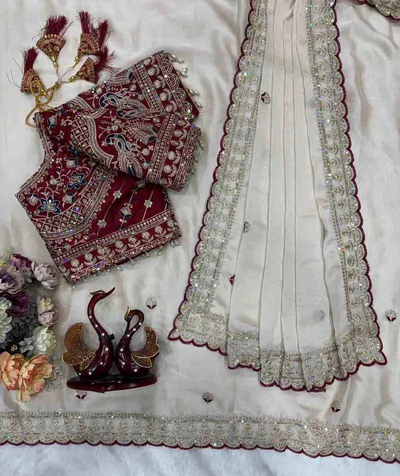 Kc 2116 Soft Rangoli Silk Beautiful Sequence Worked Saree