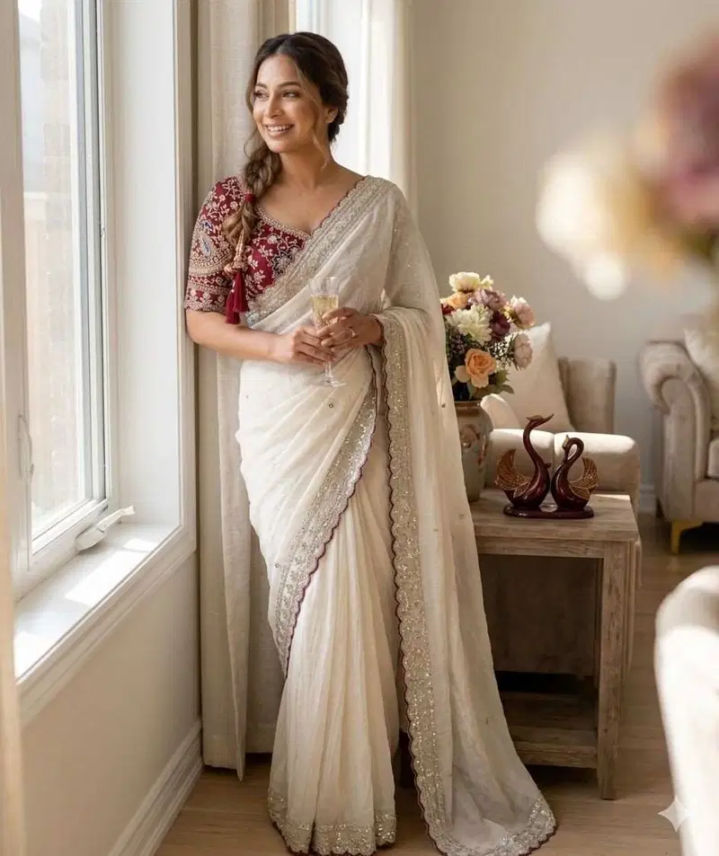 Kc 2116 Soft Rangoli Silk Beautiful Sequence Worked Saree