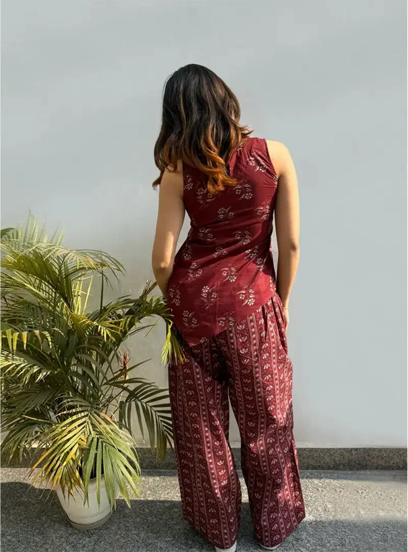 Twisha 01 Rayon Printed Casual Wear Top And Bottom Collection