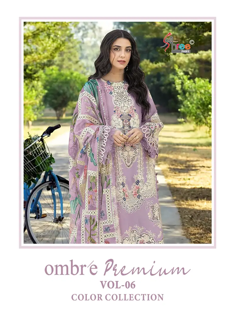 Shree Ombre Premium Vol 6 Color Collection Kota Doriya Dupatta Pakistani Salwar Kameez