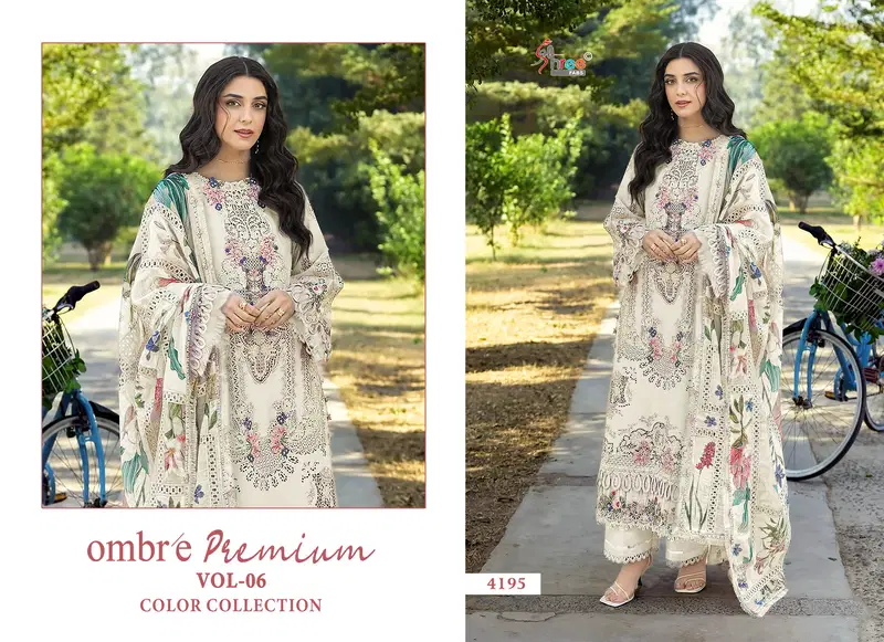Shree Ombre Premium Vol 6 Color Collection Kota Doriya Dupatta Pakistani Salwar Kameez