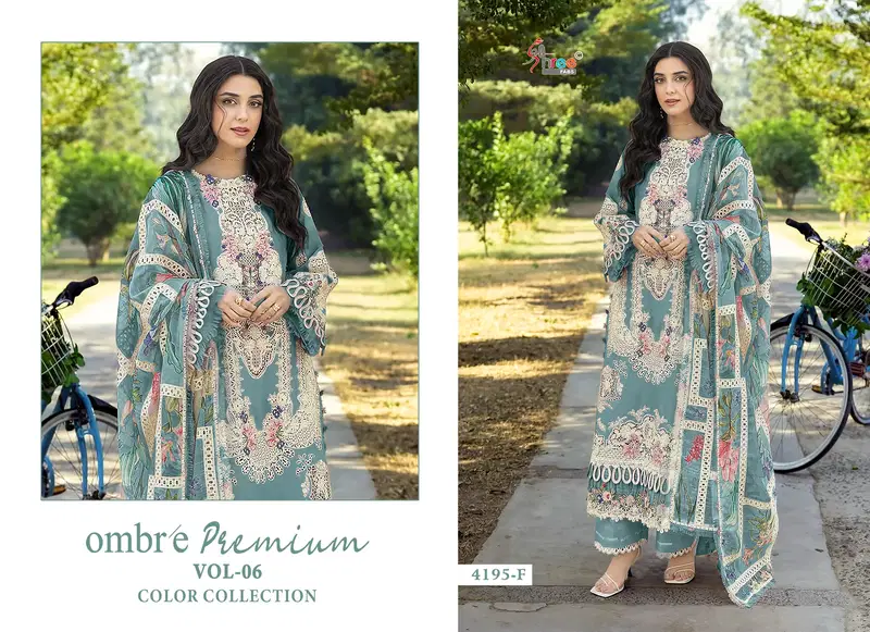 Shree Ombre Premium Vol 6 Color Collection Kota Doriya Dupatta Pakistani Salwar Kameez